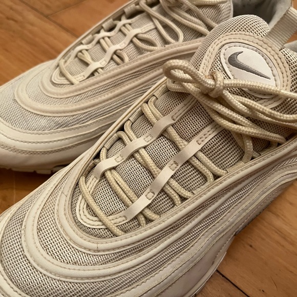 NIKE AIR MAX 97 white sneakers - size 12 - Picture 3 of 11